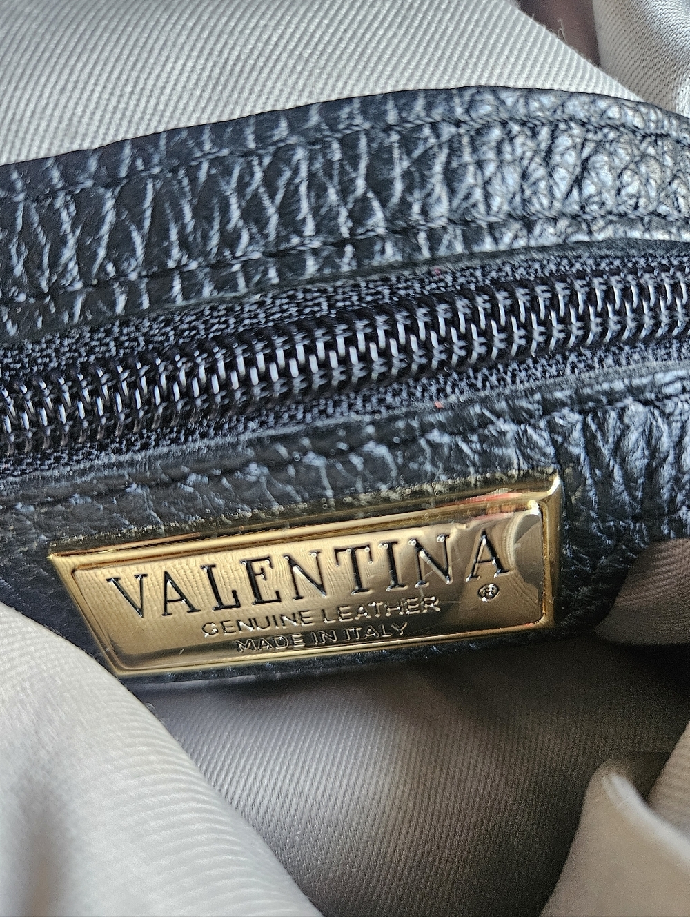 ,💞❣️Womens Valentinas Black and Browm Leather Bucket Hobo Shoulder Bag💘❣️ - Picture 11 of 14